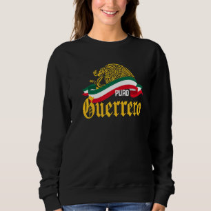 Guerrero Mexico Puro Guerrero Yellow Eagle Flag Sweatshirt