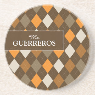Guerreros Orange/Chocolate Coaster