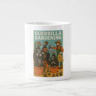 Guerrilla Gardening Large Coffee Mug
