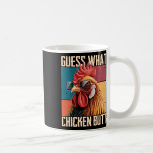 Guess A What Chicken B Utt Rooster Sungles Farm Po Coffee Mug