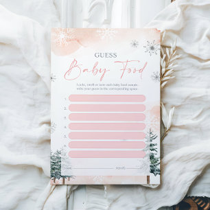 Guess Baby Food Baby Shower Game