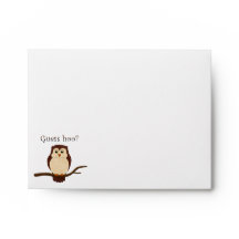 Guess Hoo? - Envelope