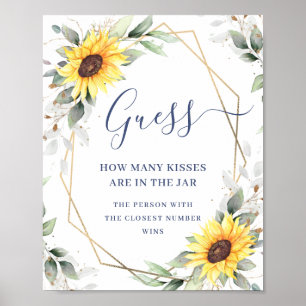 Guess How Many Bridal Shower Poster