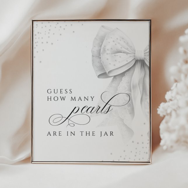 Guess How Many Bridal Shower Table Sign (Creator Uploaded)