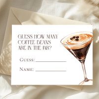 Guess How Many Coffee Beans Bridal Shower