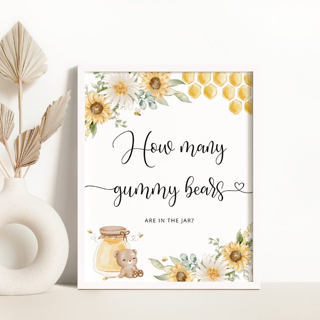 Guess how many gummy bears are in the jar poster (Creator Uploaded)