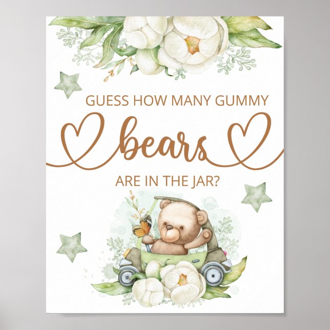 Guess how many gummy bears  poster (Front)