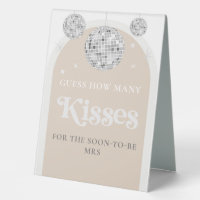 Guess how many kisses Disco Ball Bridal Shower