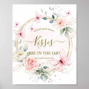 GUESS HOW MANY Kisses Game Sign