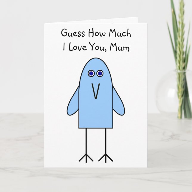 Guess How Much I Love You, Mum Holiday Card (Front)