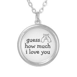 guess how much i love you rabbits necklace