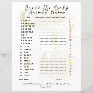 Guess the Baby Animal Game, Oh Babies!