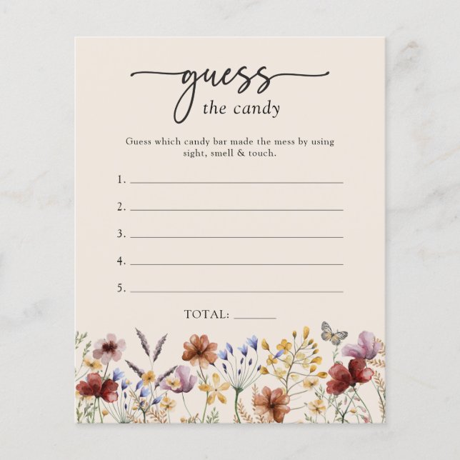 Guess The Candy Baby Game (Front)