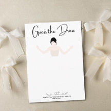 Guess the dress games card