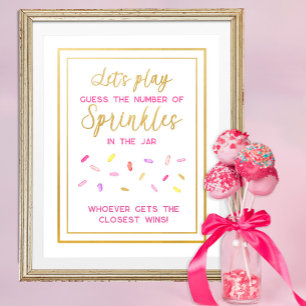Guess the Sprinkles Doughnut Party Activity Game S