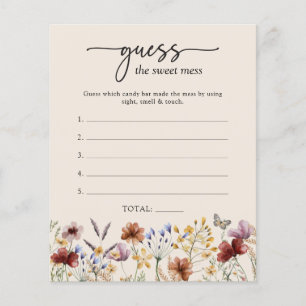 Guess The Sweet Mess Baby Game