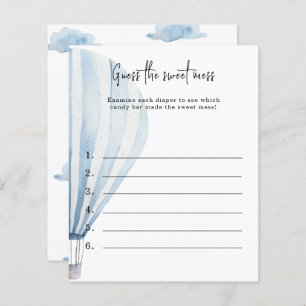 Guess the sweet mess - baby shower game