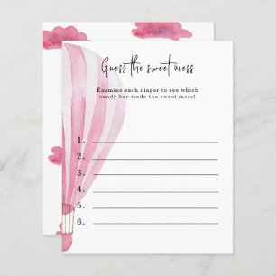 Guess the sweet mess - baby shower game