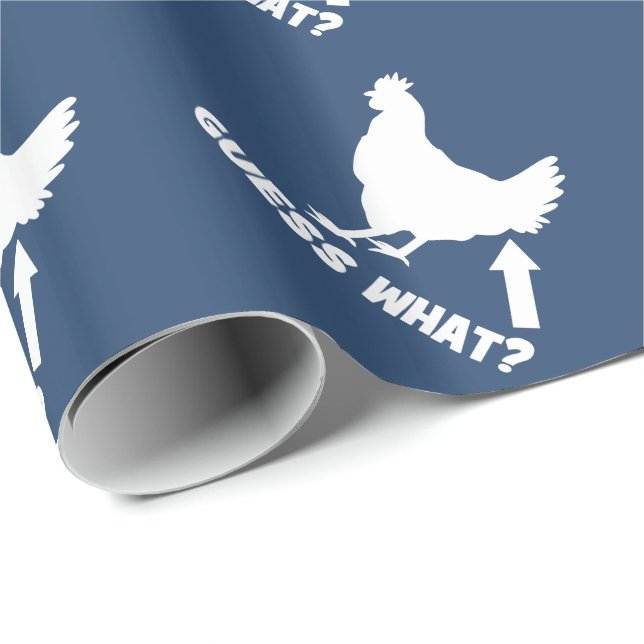 Guess What? Chicken Butt Wrapping Paper (Roll Corner)