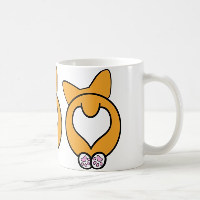 Guess What? Corgi Butt! Coffee Mug (Right)
