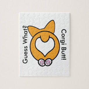 Guess What? Corgi Butt! Jigsaw Puzzle