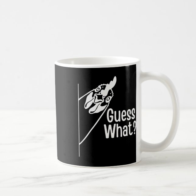 Guess What Funny Chicken Butt Joke  Coffee Mug (Right)