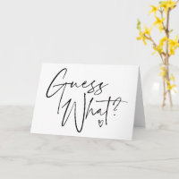 Guess What Pregnancy Announcement for Grandparents