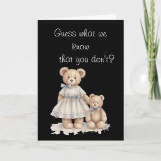 Guess What We Know – It’s a Boy! Card