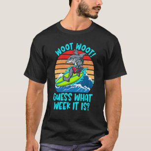 Guess What Week It Is Shark Surfing Summer T-Shirt