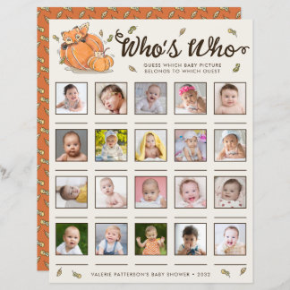 Guess Which Guest's Baby Picture Baby Shower Game