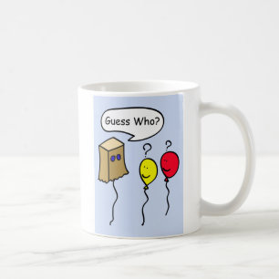 Guess Who, Balloon People Secret Pal Coffee Mug