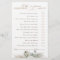 Guess Who Bride or Groom Game Card