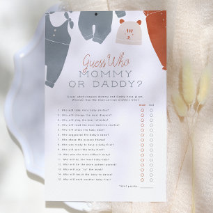 Guess Who Hello Baby Boho Clothes Baby Shower