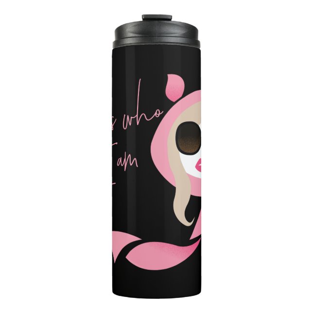 Guess Who I Am - The White Lotus Thermal Tumbler (Front)