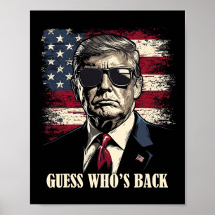 Guess Who Is Ck - 47 Trump Victory Poster