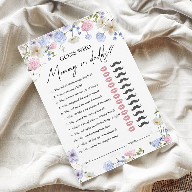 Guess Who | Mummy or Daddy | Baby Shower Game (Creator Uploaded)