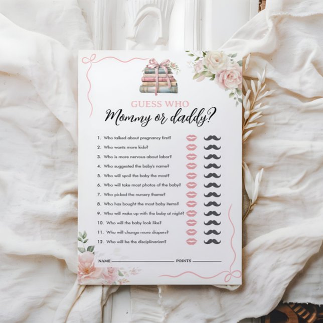 Guess Who | Mummy or Daddy | Baby Shower Game (Creator Uploaded)