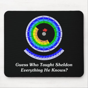 Guess Who Taught Sheldon Everything He Knows? Mouse Pad