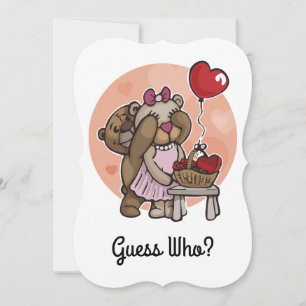 Guess Who? Teddy Bear Fun Card