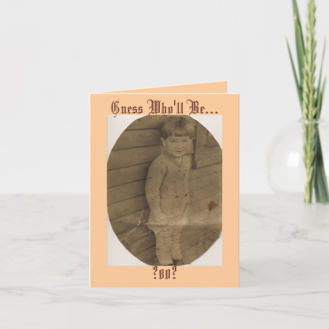 Guess Who'll Be..., ?80? Invitation (Front)