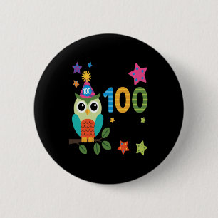 Guess Whoos 100 Days Smarter Owl School 6 Cm Round Badge