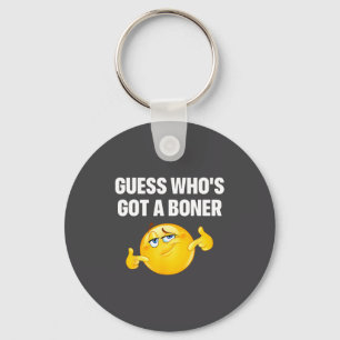 Guess Who's Got A Cheeky Adult Humor Key Ring