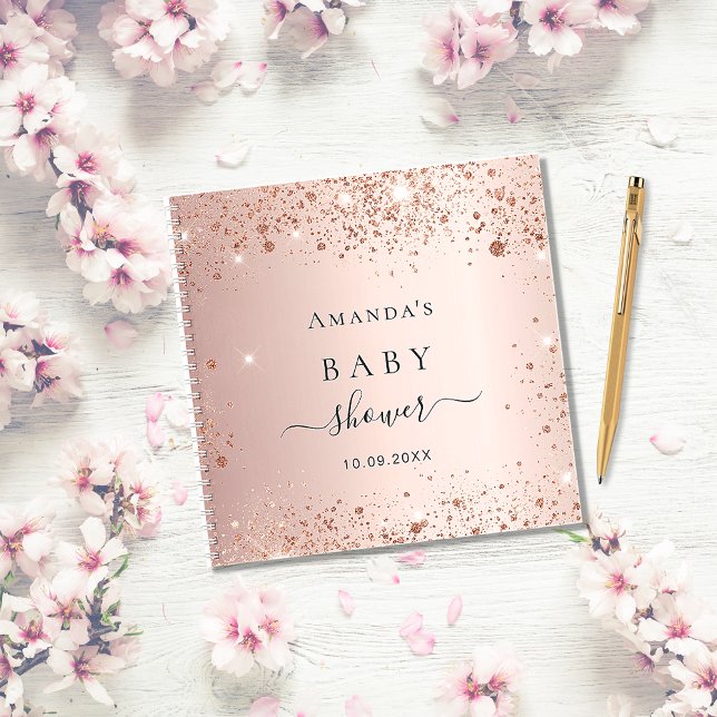 Guest book baby shower rose gold (Creator Uploaded)