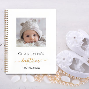 Guest book Baptism custom photo modern
