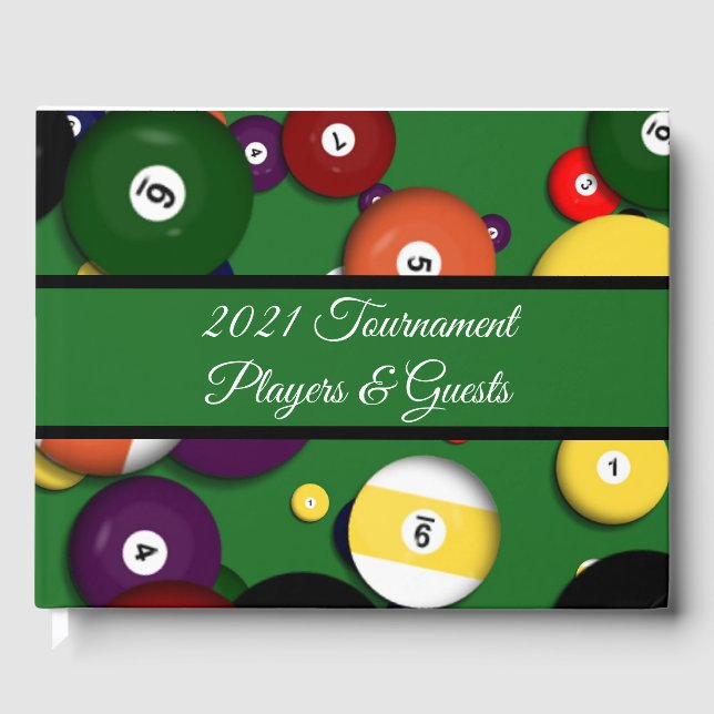 Guest Book - Billiards (Front)