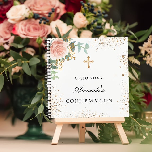 Guest book confirmation blush pink floral  (Creator Uploaded)