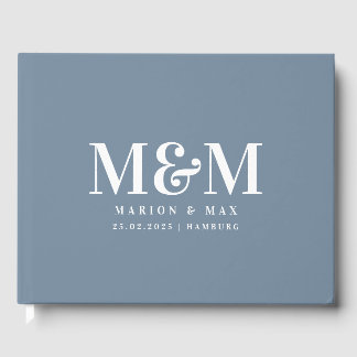 guest book Dusty Blue 01