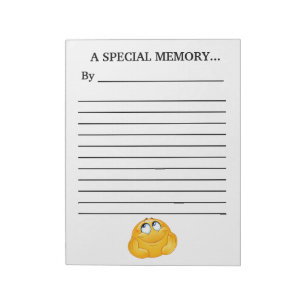Guest Book Memory Note Pad