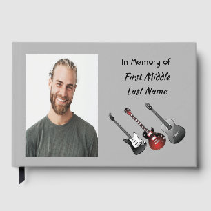 Guest Book Musician Guitar Music