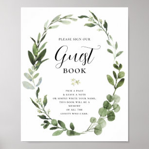 Guest Book Party Sign